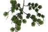 SILK OLD CEDAR GREEN SINGLE STEM 69CM