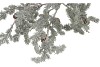 SILK OLD PINE NEEDLE GREEN WITH FLOCKING 93CM
