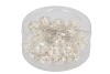 PAREL METAAL SPELD GROOT ZILVER Ø2CM X 8CM PER DOOS A 24 STUKS