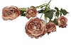 SILK OLD AUTUMN RANUNCULUS BROWN SINGLE STEM 62CM