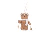 LOULOU BROWN BEAR ON SKI 6X10X11CM