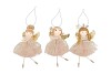 LOULOU PINK X-MAS HANGER GIRL WINGS ASS 9X6X15CM
