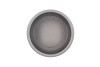 CERAMIC GREY STRUCTURE POT BERLIN 13CM