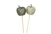 PICK SHINE GREEN GLITTER APPLE ASS 6X40CM