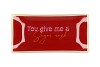 PLATE RECTANGLE YOU GIVE ME 20X10X2CM