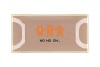 PLATE RECTANGLE HO HO OH 20X10X2CM