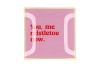 PLATE SQUARE YOU ME MISTLETOE 18X18X2CM