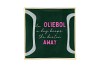 PLATE SQUARE OLIEBOL AWAY 18X18X2CM