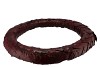 TRAUERKRANS BLÄTERN ROT 90CM