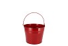 ZINC BASIC RED BUCKET 10X9CM