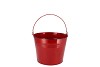 ZINC BASIC RED BUCKET 13X12CM
