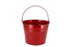 ZINC BASIC RED BUCKET 19X17CM