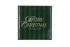 TILE HAPPY MERRY CHRISTMAS GREEN 10X10X1CM