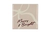 TILE HAPPY MERRY & BRIGHT SAND 10X10X1CM