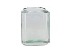GLASS SQUARE VASE JELLE 13.5X17CM