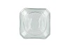 GLASS SQUARE VASE JELLE 13.5X17CM