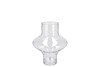 FILOU TRANSPARENT VASE SPHERE 22X25CM