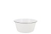 ZINC BASIC WHITE BOWL 15X7CM