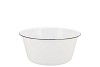 ZINC BASIC WHITE BOWL 19X9CM