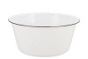 ZINC BASIC WHITE BOWL 23X11CM