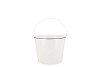 ZINC BASIC WHITE BUCKET 10X9CM