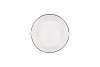 ZINC BASIC WHITE BUCKET 10X9CM