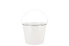 ZINC BASIC WHITE BUCKET 13X12CM