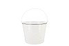 ZINC BASIC WHITE BUCKET 16X14CM