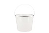 ZINC BASIC WHITE BUCKET 19X17CM
