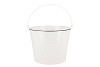 ZINC BASIC WHITE BUCKET 23X18CM