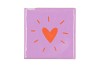 TILE HEART PURPLE 10X10X1CM