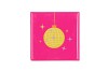 TILE DISCO BALL PINK 10X10X1CM
