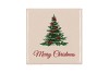 TILE MERRY CHRISTMAS SAND 10X10X1CM