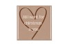 TILE ALL I WANT FOR CHRISTMAS SAND 10X10X1CM