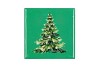 TILE CHRISTMAS TREE GREEN 10X10X1CM