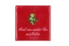 TILE MEET ME UNDER THE MISTLETOE RED 10X10X1CM