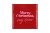 TILE MERRY CHRISTMAS MY DEAR RED 10X10X1CM