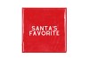 TILE SANTA`S FAVORITE RED 10X10X1CM
