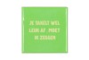 TILE JE TAKELT WEL LEUK GREEN 10X10X1CM