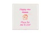 TILE HAPPY NEW HOME WHITE 10X10X1CM