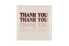 TILE THANK YOU CREAM 10X10X1CM