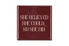 TILE SHE BELIEVED SHE COULD BROWN 10X10X1CM