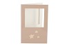 GIFT TILE CARD STARS SAND 21X14X1CM