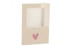 GIFT TILE CARD HEART SAND 21X14X1CM