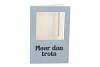 GIFT TILE CARD MEER DAN TROTS BLUE 21X14X1CM