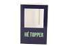 GIFT TILE CARD HÉ TOPPER BLUE 21X14X1CM