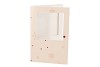 GIFT TILE CARD ICE CRYSTAL NUDE 21X14X1CM