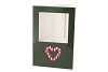 GIFT TILE CARD CANDY HEART GREEN 21X14X1CM
