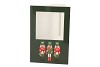 GIFT TILE CARD NUTCRACKER GREEN 21X14X1CM