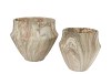 MONTY SAND POT S/2 28X24/21X21CM